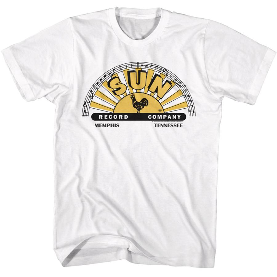 サン レコード Tシャツ Sun Record 白 LOGO WITH OFFSET COLOR 正規品