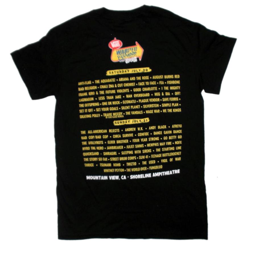 ヴァンズ ワープド ツアー Vans Warped Tour '19 Tシャツ 黒 正規品
