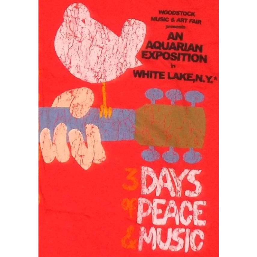 ウッドストック Tシャツ WOODSTOCK 赤 正規品 | ROCK OFF | 02