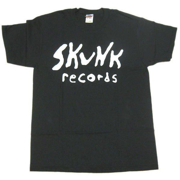 SKUNK records Tシャツ ブラック スカンク・レコード Skunk Records Tシャツ 正規品 ロックT