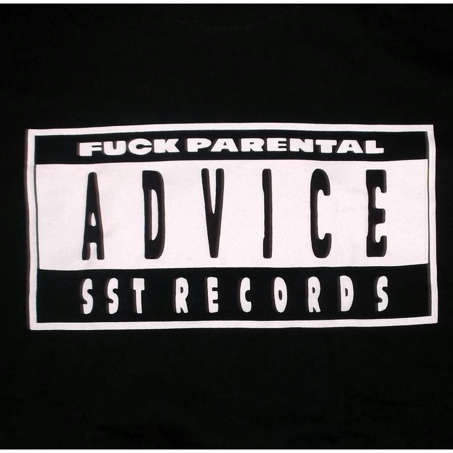 SST レコード Tシャツ Records Parental 黒 ロックTシャツ バンドT
