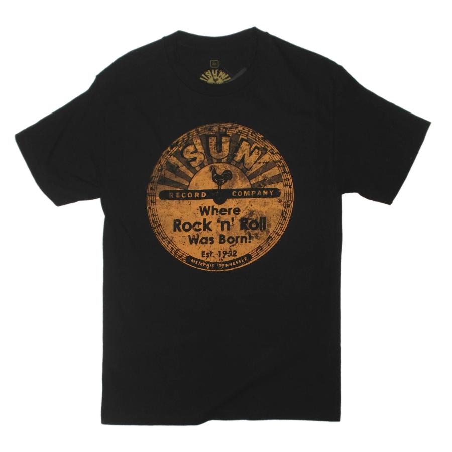 サン レコード Tシャツ Sun Record Distressed Logo by Steady