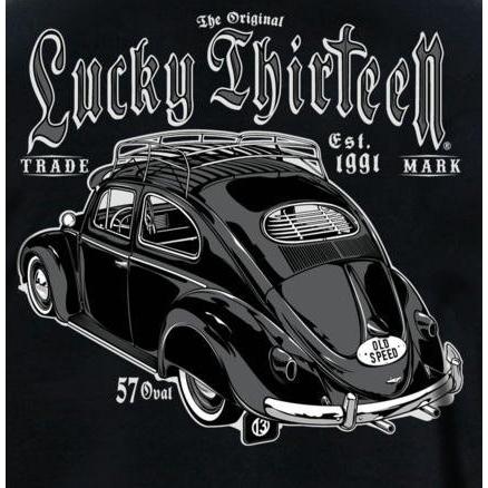 ラッキー13 Tシャツ LUCKY13 THE '57 BUG 黒 VW Type1｜mumbles