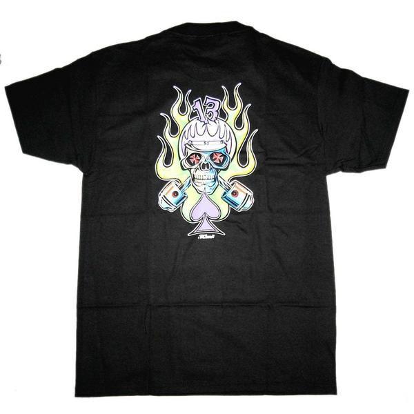 スカル ピストン ヴォン・フランコ（Von Franco） カード ヴォン フランコ Tシャツ Von Franco Cycle Skull 正規品 : マンブルズ