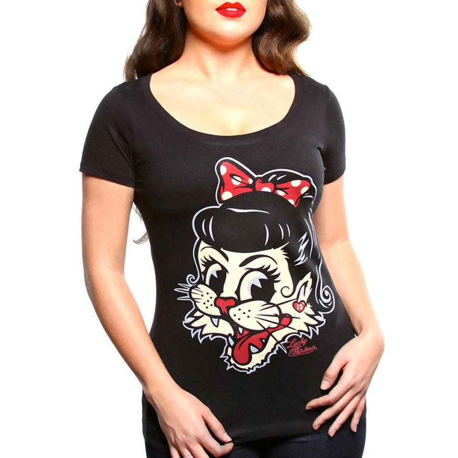 Lucky 13 ラッキー13 Lady's - Tシャツ LUCKY13 Miss Alley
