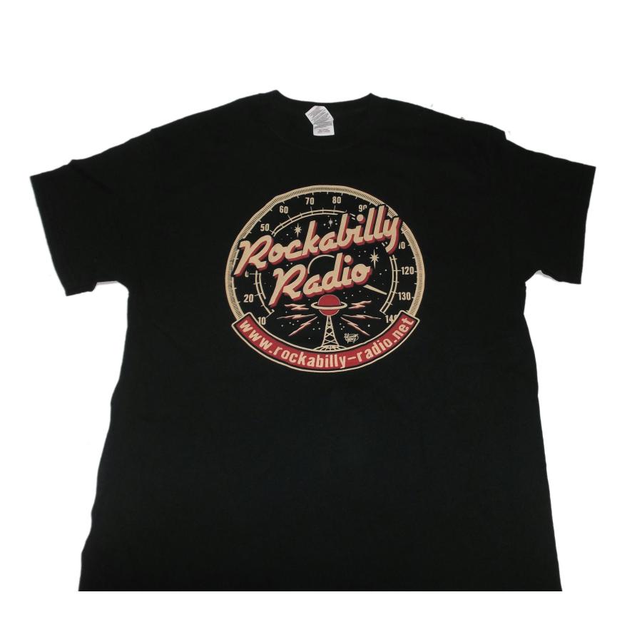 ロカビリー レディオ Tシャツ Rockabilly Radio Logo 黒 Vince Ray