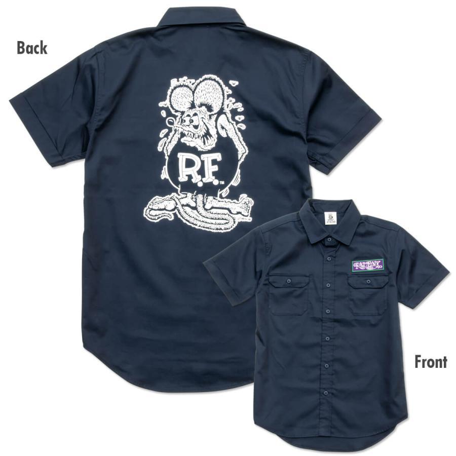 RAT FINK（ラットフィンク） ショート スリーブ ワークシャツ 正規品