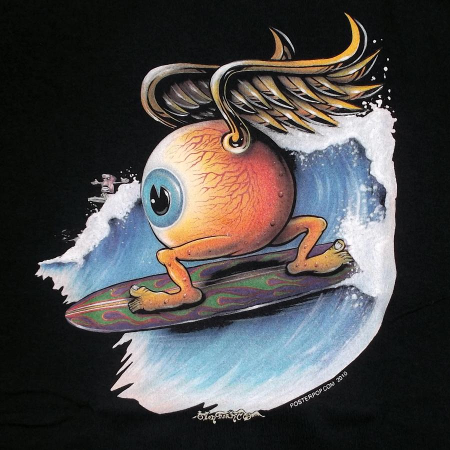 ヴォン フランコ Tシャツ Von Franco Surfin Eyeball 正規品