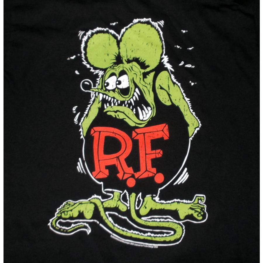 ラット フィンク 長袖 Tシャツ RAT FINK Standing Rats - Eye Ball US正規品 ロンT｜mumbles｜02