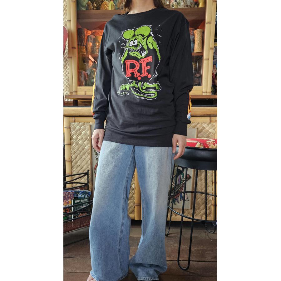 ラット フィンク 長袖 Tシャツ RAT FINK Standing Rats - Eye Ball US正規品 ロンT | RAT FINK | 06