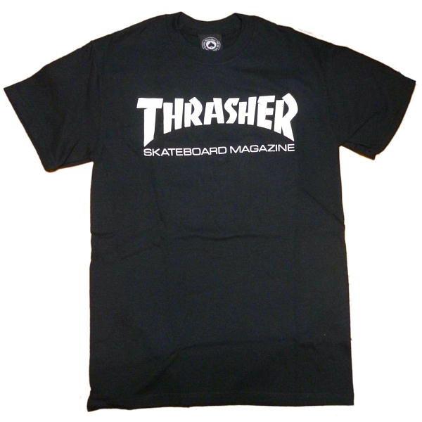 【早い者勝ち❗】⑪ ★THRASHER 炎ロゴ Tシャツ 黒 Thrasher Skateboard Magazine LS Flame T-Shirt Black Yellow Red