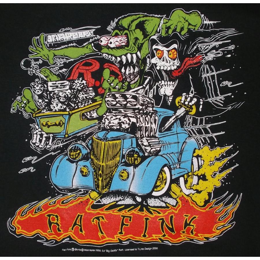 ラット フィンク Tシャツ Rat Fink Reeper 黒 正規品｜mumbles｜06