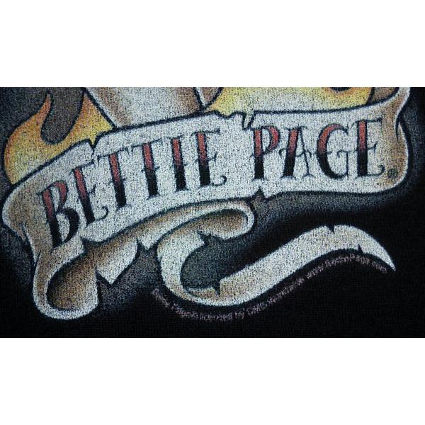 ベティ ペイジ Ladys Tシャツ Bettie Page DEVIL TATTOO 正規品 