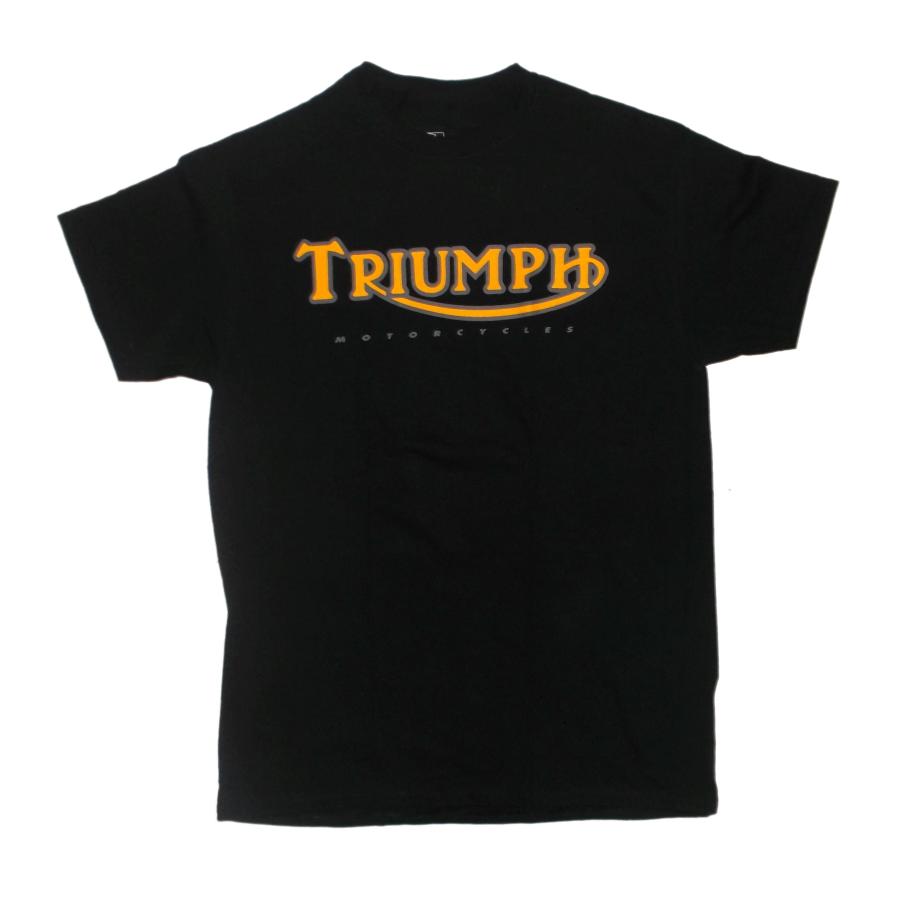 トライアンフ Tシャツ TRIUMPH ロゴ 黒 正規品 : マンブルズ バンドT