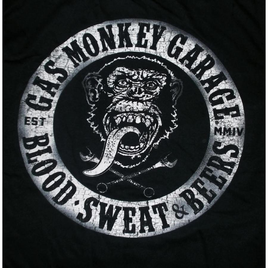 未使用品 ワッペン GAS MONKEY BLOOD,SWEAT,AND BEER アイロンワッペン★GAS MONKEY★5