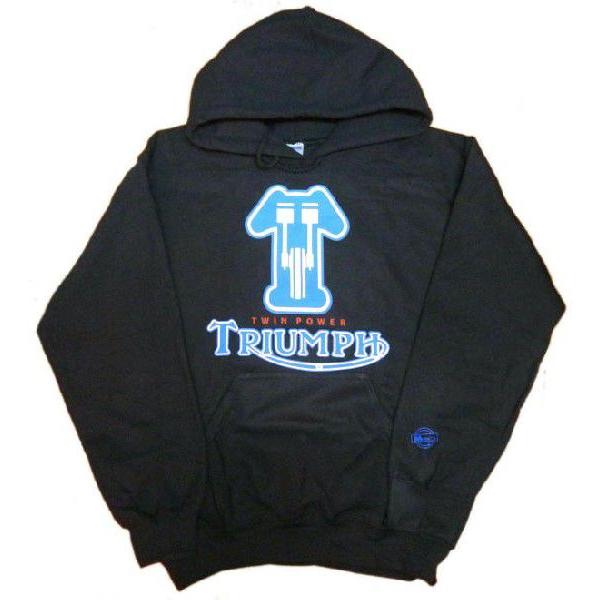 トライアンフ パーカー TRIUMPH Twin Power 正規品 : マンブルズ