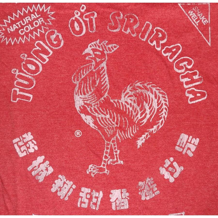 シラチャー ソース Tシャツ Sriracha Sauce 正規品 企業ロゴ スリラチャ ホット ソース｜mumbles｜03