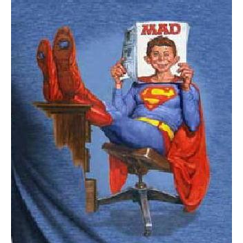 マッド マガジン Tシャツ Mad Magazine Super Man アルフレッド E