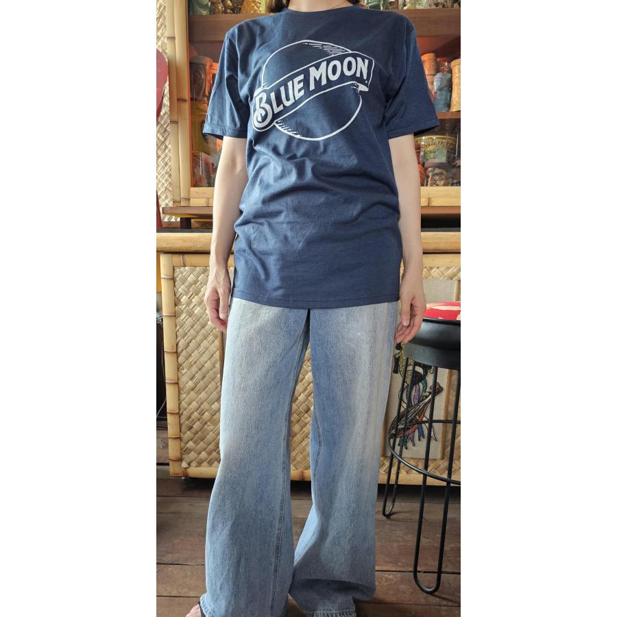 ブルー ムーン ビール Tシャツ BLUE MOON Beer 紺系 正規品 企業ロゴT
