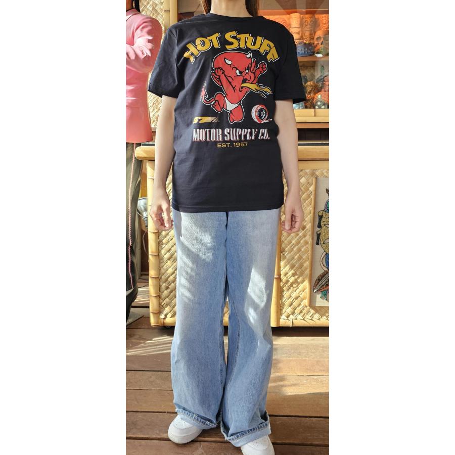 ホット スタッフ Tシャツ Hot Stuff - Motor Supply Co 正規品 レッド