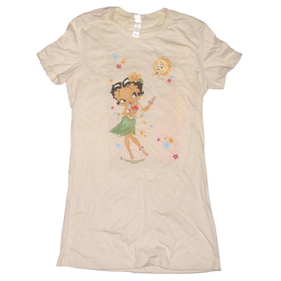 ベティ ブープ Ladys - Tシャツ Betty Boop FLOWER 正規品 Hula Girl