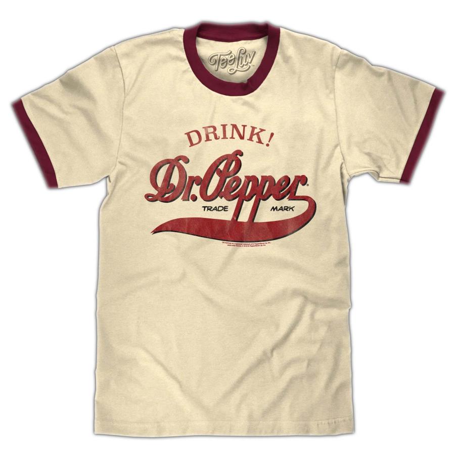 Tee Luv ドクター ペッパー リンガー Tシャツ Dr. Pepper レトロ ロゴ