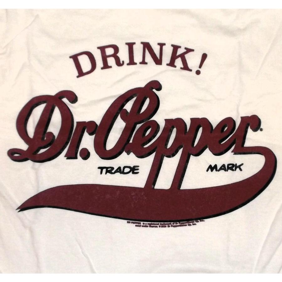 Tee Luv ドクター ペッパー リンガー Tシャツ Dr. Pepper レトロ ロゴ