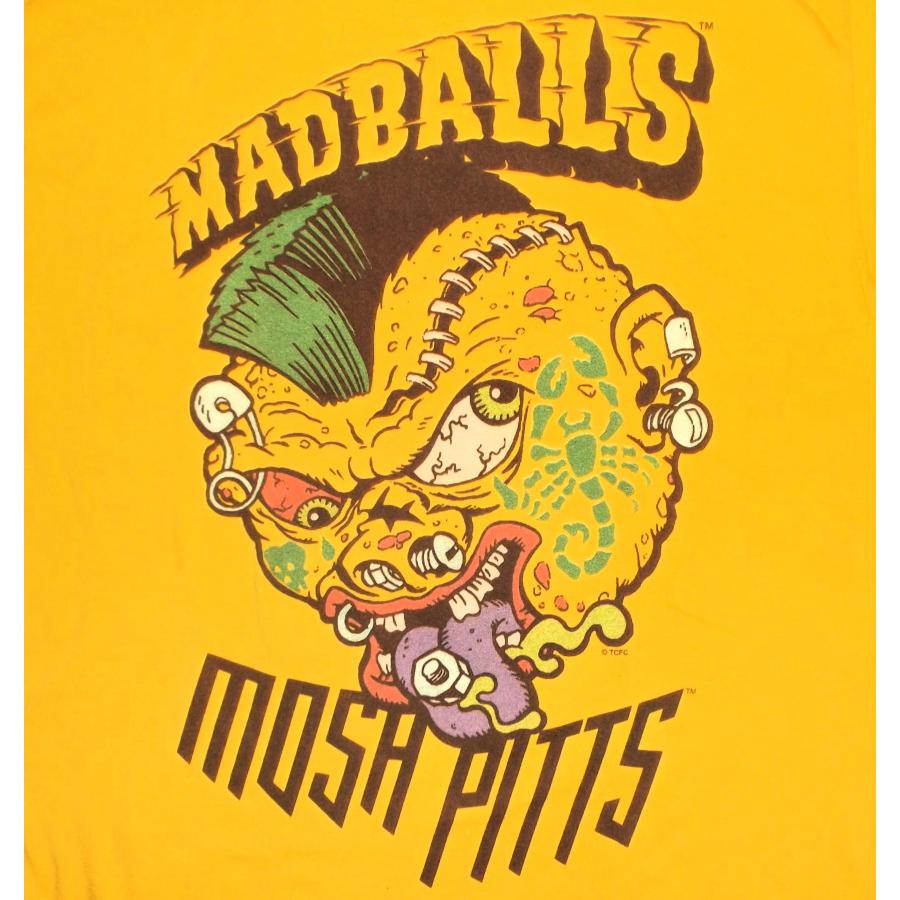 マッド ボールズ Tシャツ Mad Balls MOSH 黄 正規品 ホラーボール