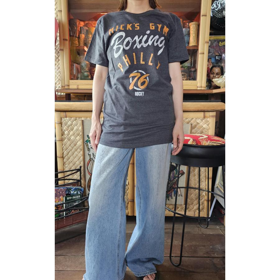 ロッキー Tシャツ ROCKY ボクシング ジム 黒系 正規品 映画Tシャツ