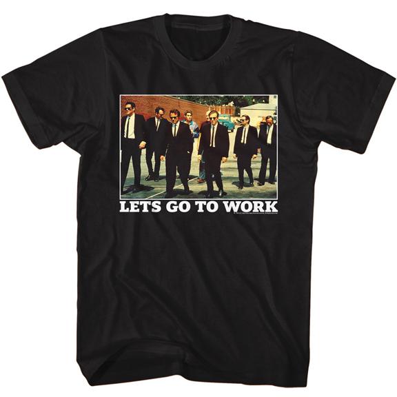 レザボア ドッグス Tシャツ RESERVOIR DOGS LETS GO TO WORK 正規品 クエンティン・タランティーノ 映画｜mumbles｜02