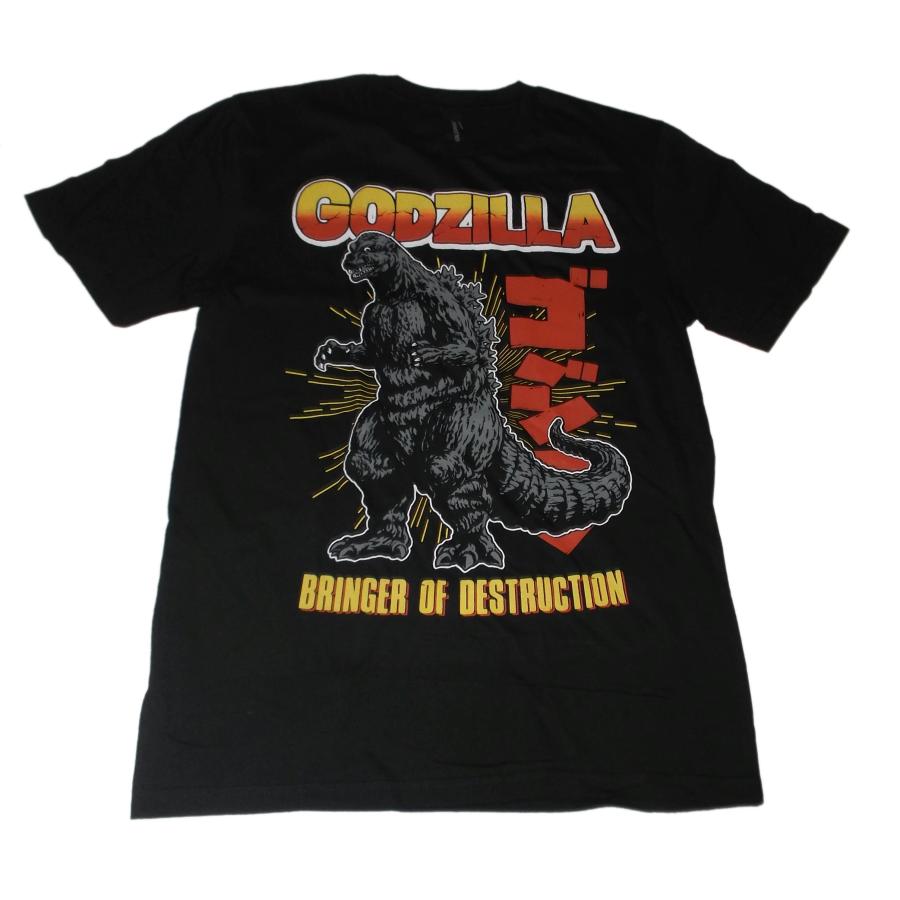 ゴジラ Tシャツ GODZILLA Bringer Of Destruction 黒 正規品 映画関連