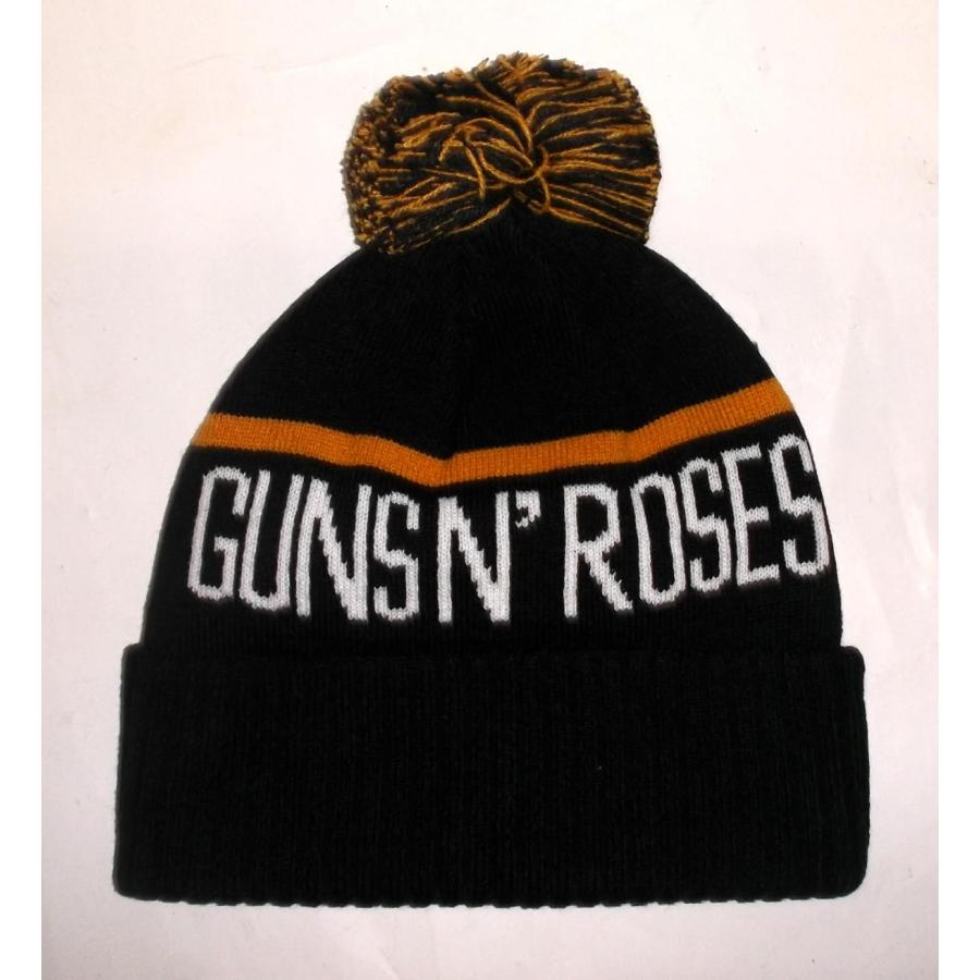 ROCK OFF ガンズ アンド ローゼス ビーニー ニット キャップ Guns and
