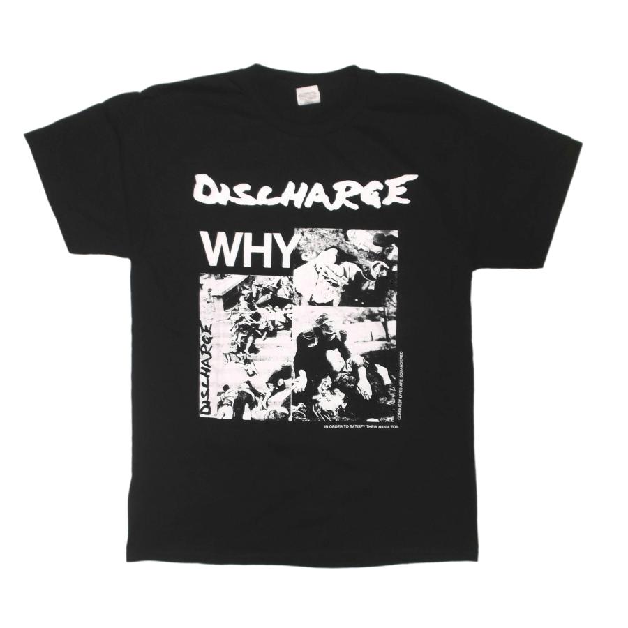 ディスチャージ Tシャツ Discharge WHY 正規品 ロックTシャツ バンドT