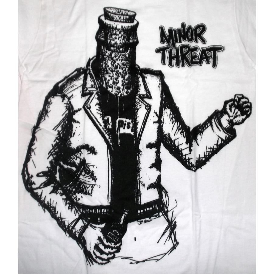 マイナー スレット Tシャツ Minor Threat BOTTLEMAN 正規品 ロックT