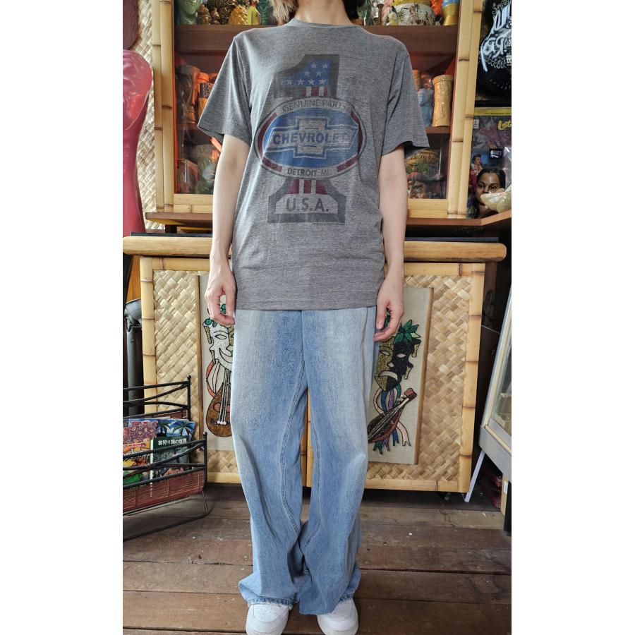 USA製 シボレー ベルエア アメ車 シャツ ロックT バンド ヴィンテージ Tee Luv GM シボレー Tシャツ CHEVROLET 杢 正規品 アメ車