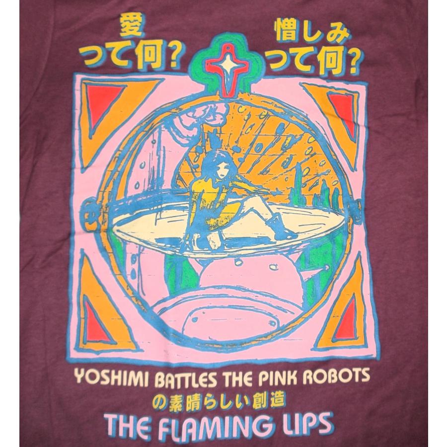 THE FLAMING LIPS フレーミングリップス Tシャツ 2010 S フレーミング リップス Tシャツ The FLAMING LIPS YOSHIMI PINK 正規品