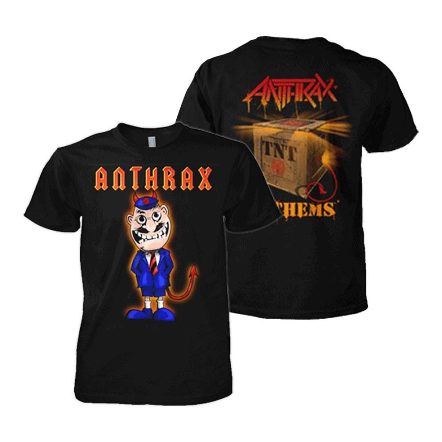 アンスラックス Tシャツ ANTHRAX T.N.T. 正規品 ACDC Angus NotMan 正規品 バンドTシャツ ロックTシャツ