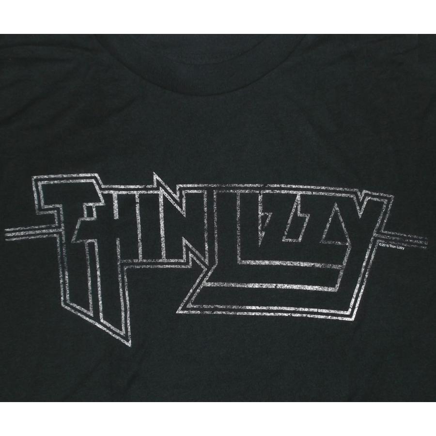 シン リジィ Tシャツ Thin Lizzy ロゴ 正規品 ロックTシャツ バンドT
