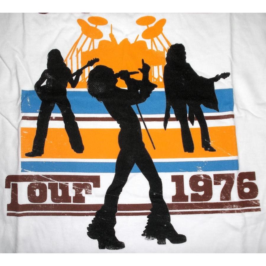 ROCK OFF クイーン Tシャツ QUEEN 76 ツアー 白 正規品 : マンブルズ