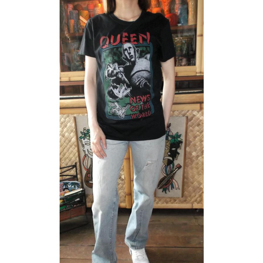ROCK OFF クイーン Tシャツ QUEEN NEWS OF THE WORLD 正規品 世界に 