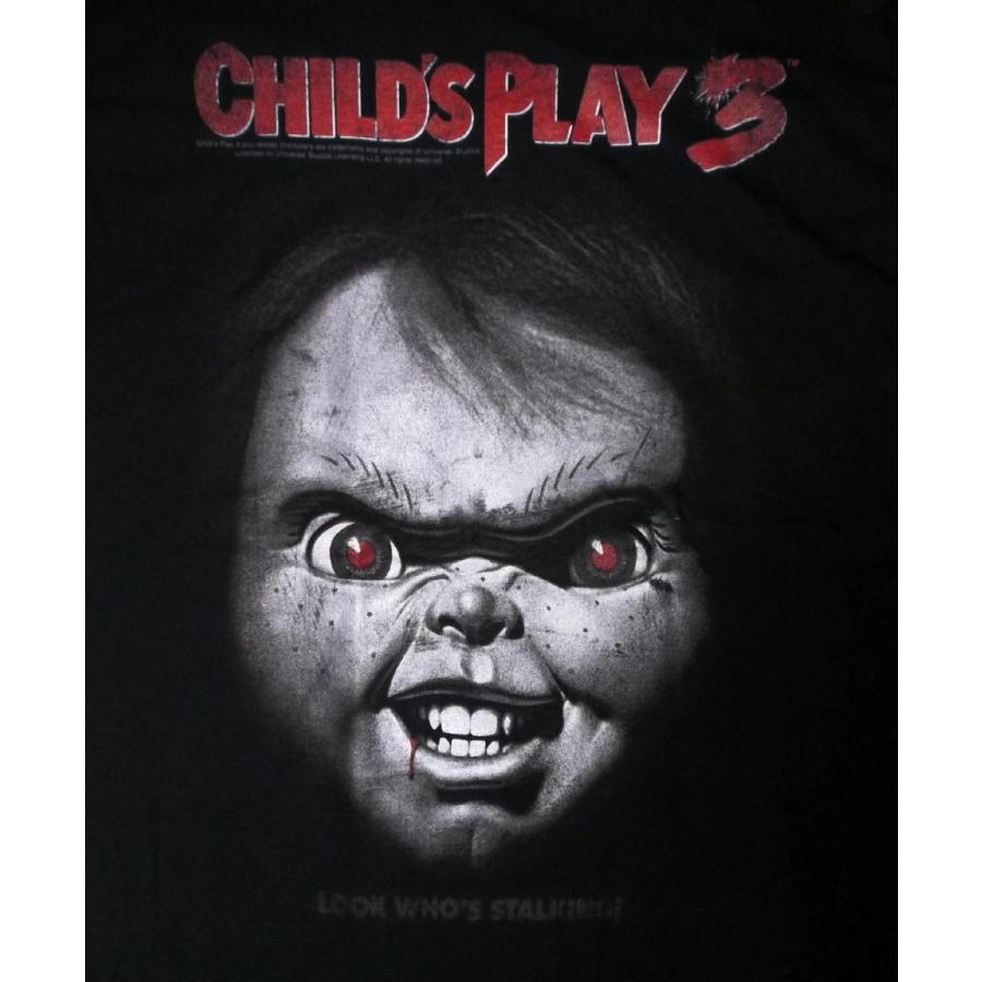 チャイルド プレイ チャッキー Tシャツ Child's Play 3 CHUCKY FACE