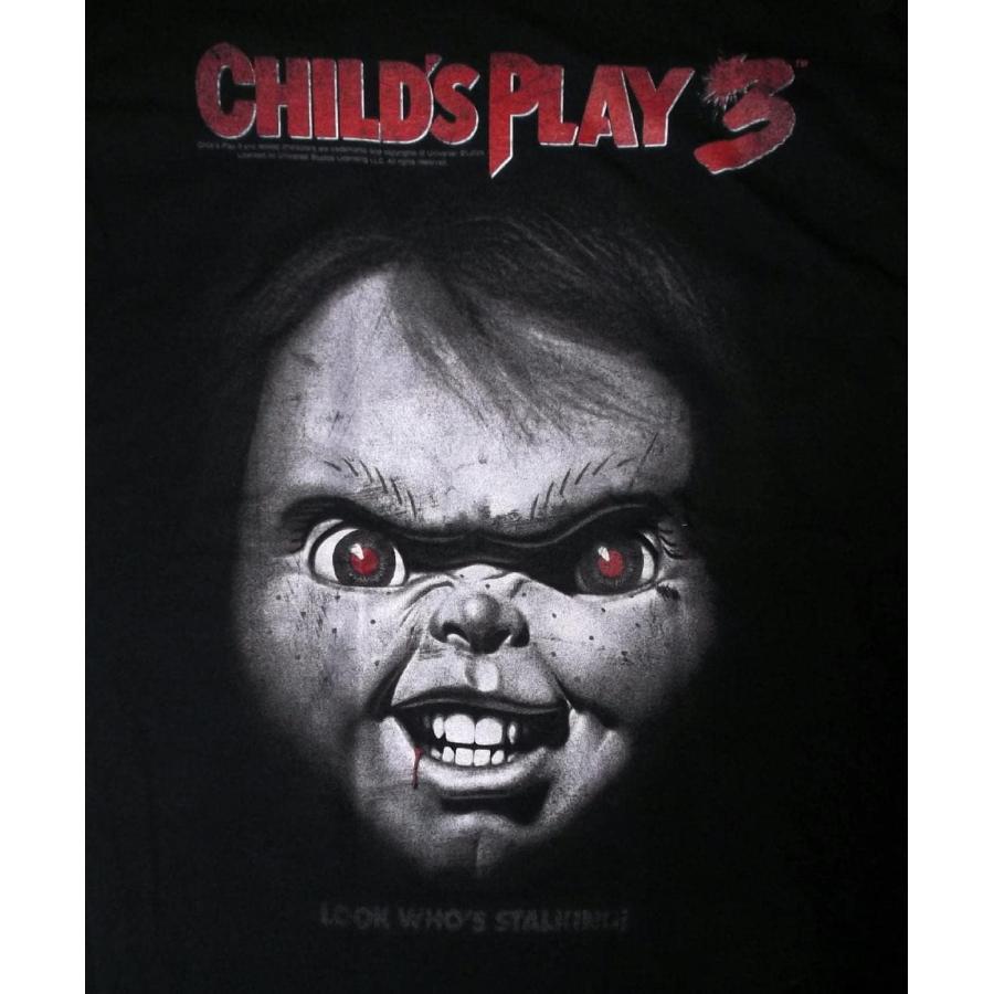 チャイルド プレイ チャッキー Tシャツ Child's Play 3 CHUCKY FACE