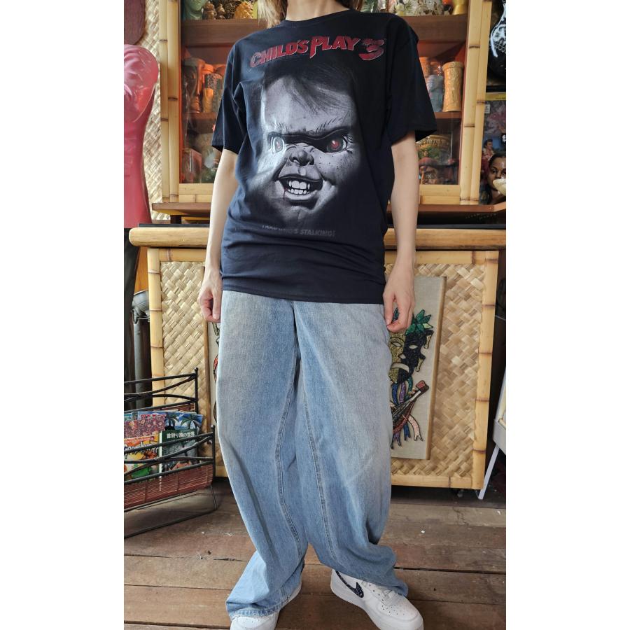 チャイルド プレイ チャッキー Tシャツ Child's Play 3 CHUCKY FACE