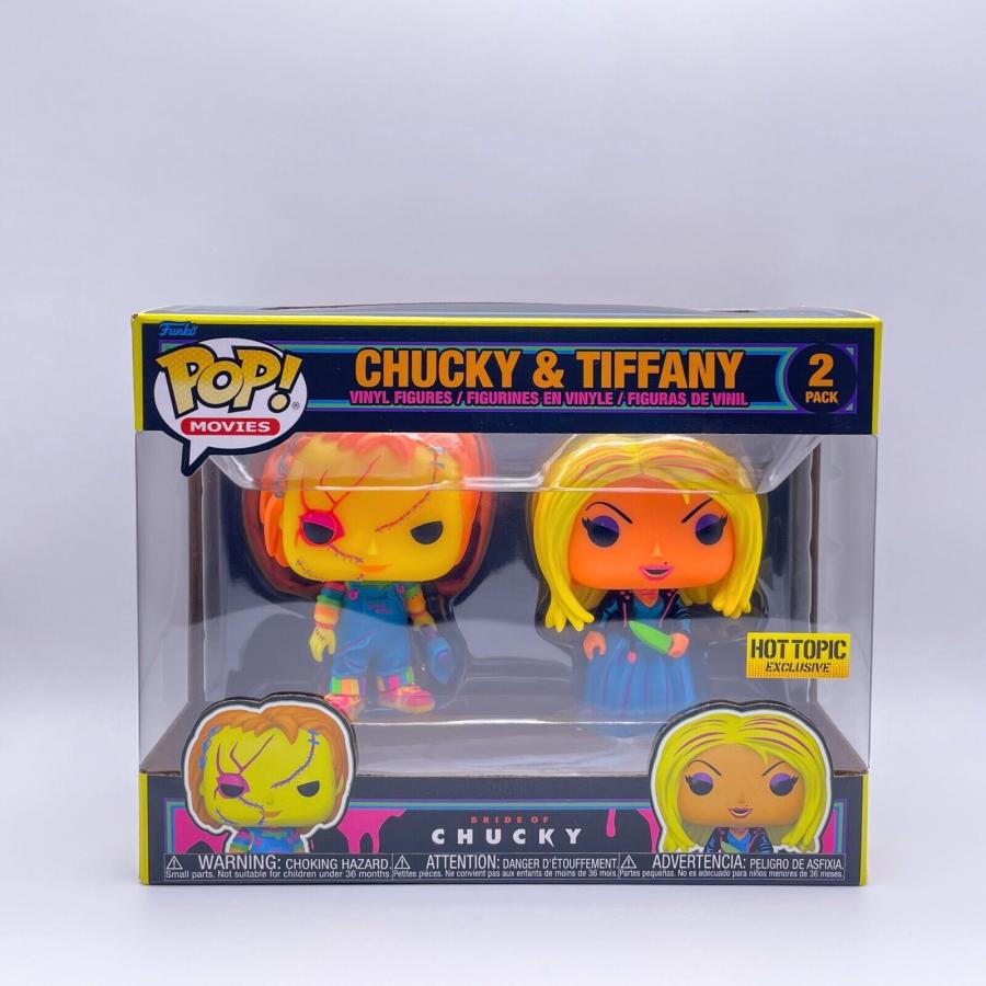 チャッキー + ティファニー フィギュア Funko Pop! Bride Of Chucky - Tiffany & Chucky Blacklight 限定品 チャイルドプレイ TOY チャッキー + ティファニー フィギュア Funko Pop! Bride Of Chucky - Tiffany & Chucky Blacklight 限定品 チャイルドプレイ TOY