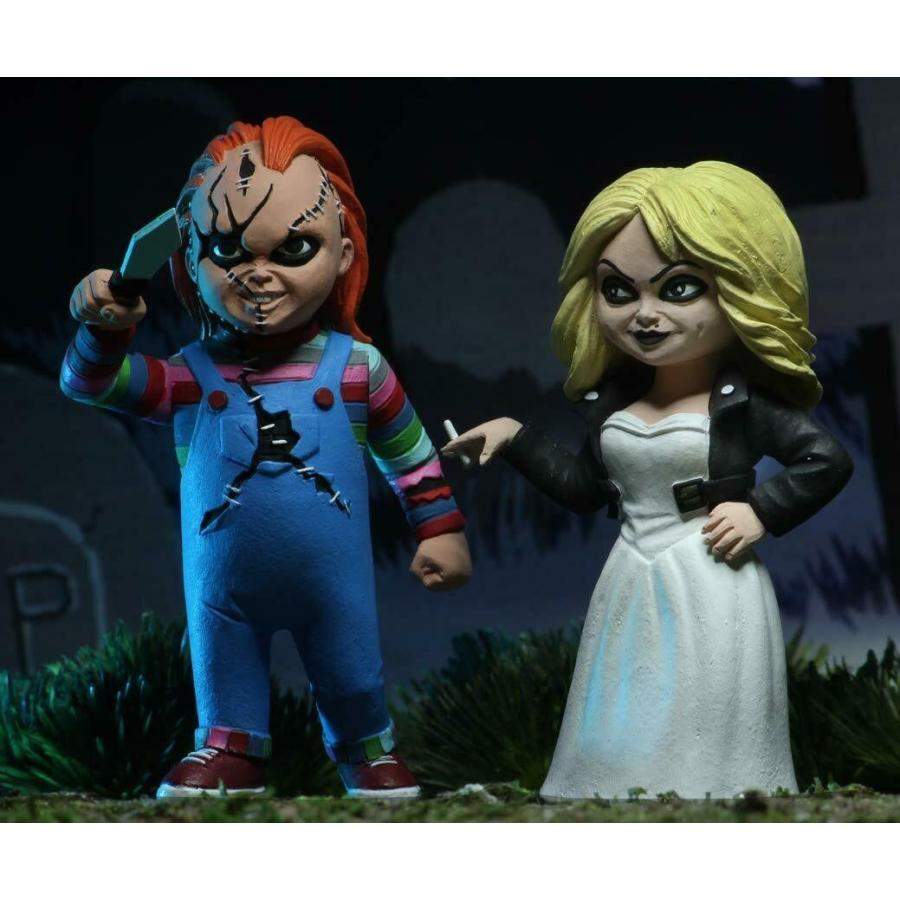 チャッキー + ティファニー 6inc フィギュア Toony Terrors - Bride of