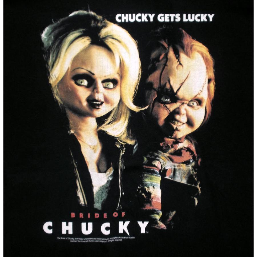 チャイルド プレイ チャッキー Tシャツ BRIDE of CHUCKY LUCKY チャイルド プレイ チャッキー Tシャツ BRIDE of CHUCKY LUCKY