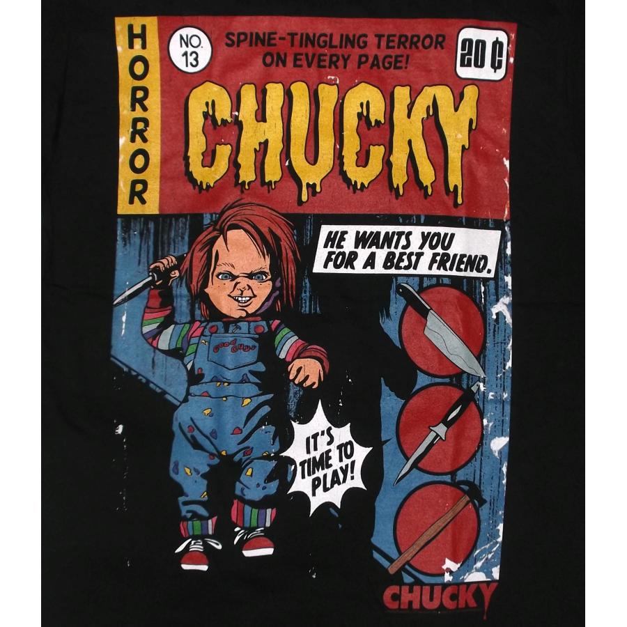 チャイルド プレイ チャッキー Tシャツ CHUCKY COMIC 正規品 Child's