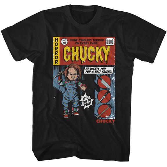 チャイルド プレイ チャッキー Tシャツ CHUCKY COMIC 正規品 Child's