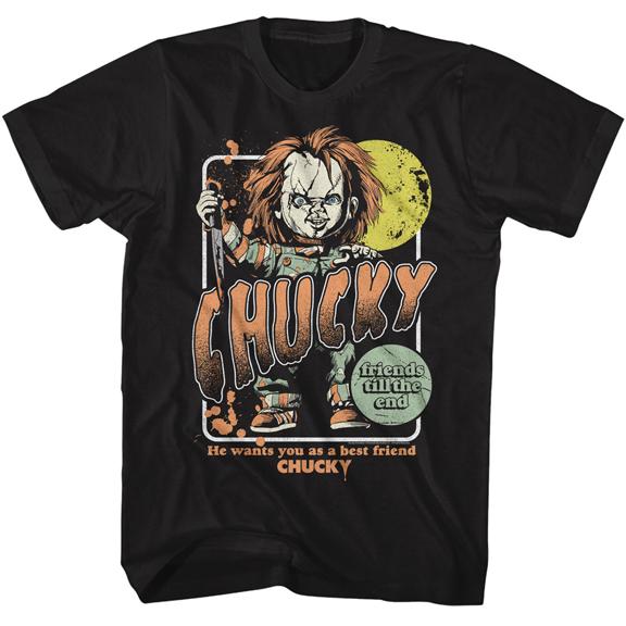 チャイルド プレイ チャッキー Tシャツ CHUCKY FULL MOON Child's Play