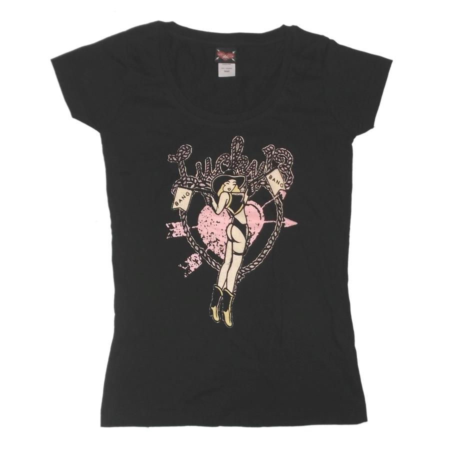 Lucky 13 ラッキー13 Lady's - Tシャツ LUCKY13 Cow Girl セーラー
